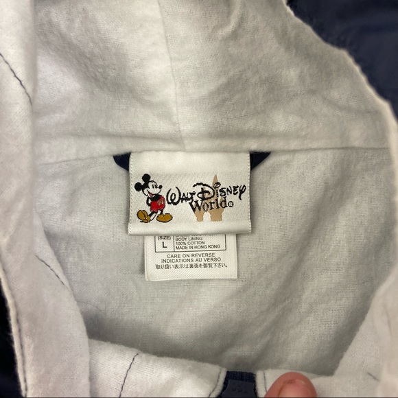 Mickey Mouse vintage bevy white windbreaker. L - Picture 4 of 10